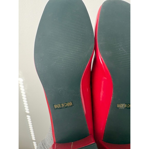 Soul Princess Women's Heels – Red Shiny – Size 8 - Picture 5 of 5